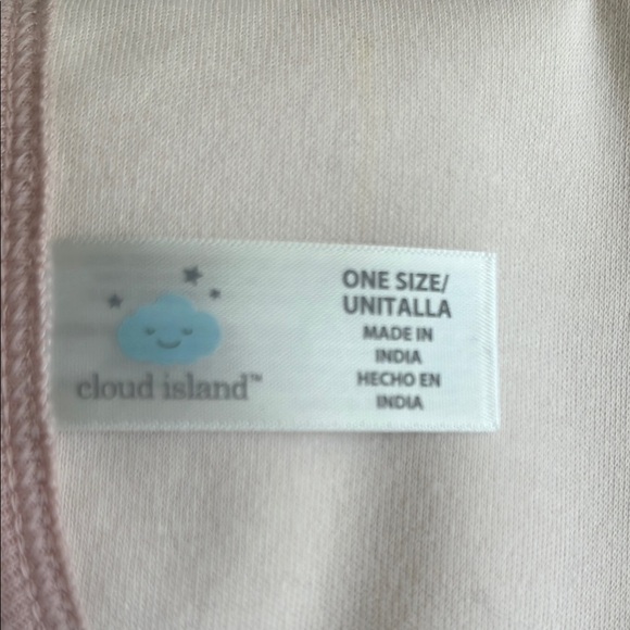 Cloud Island Pink and Cream Baby Bib Set - Picture 10 of 11